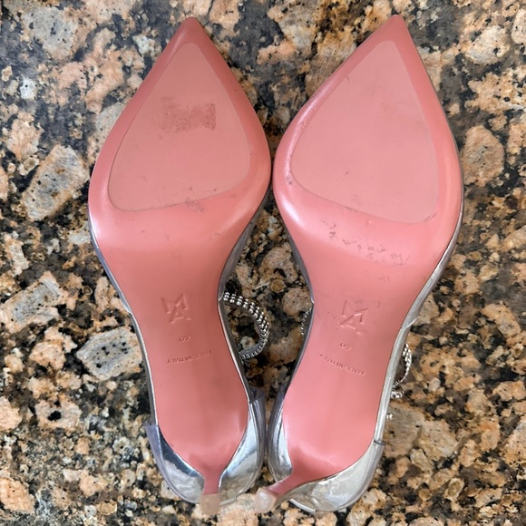 AMINA MUADDI Ursina Transparent Glass Pump Crystal Embellished - Picture 10 of 12